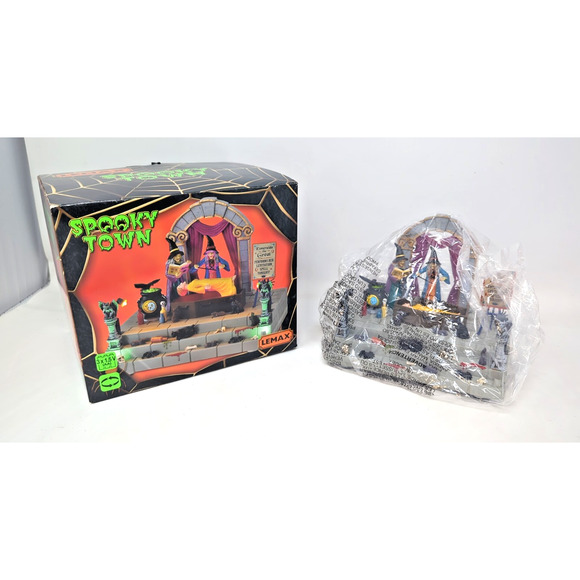 Lemax Esmeralda The Great Spooky Town Village Lighted Animated Halloween Works - Picture 1 of 8